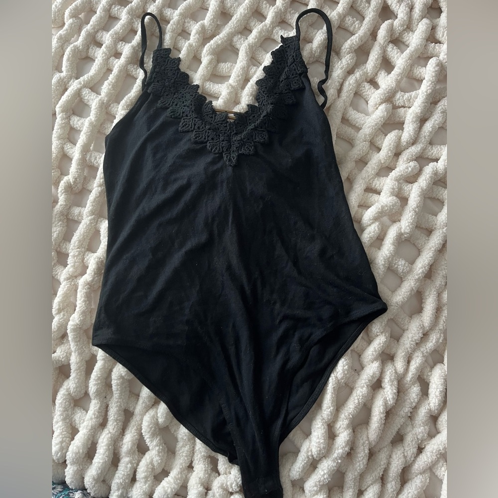 Free People black bodysuit